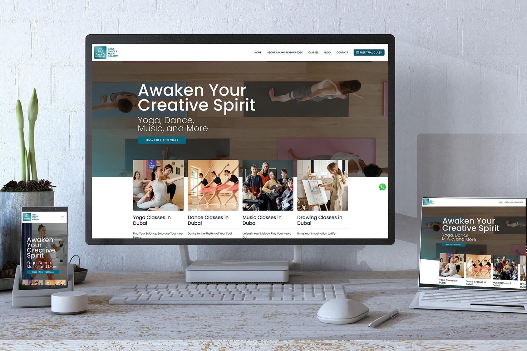 Yoga Studio Website Design