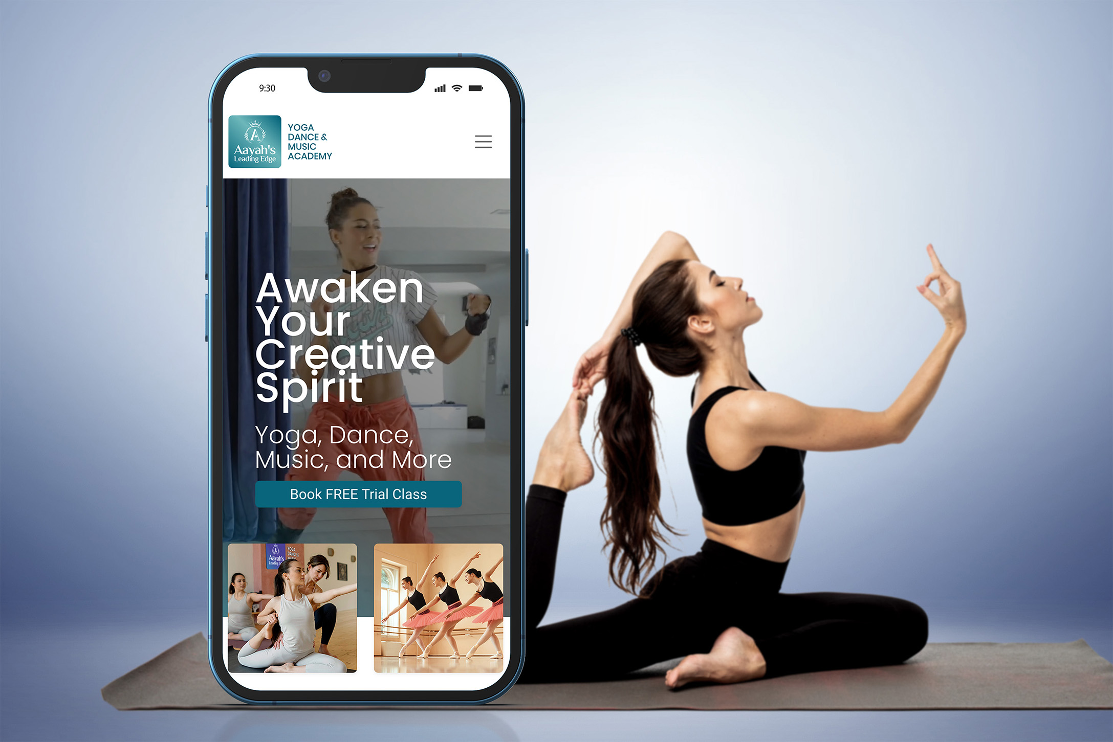 Yoga Studio responsive Website design