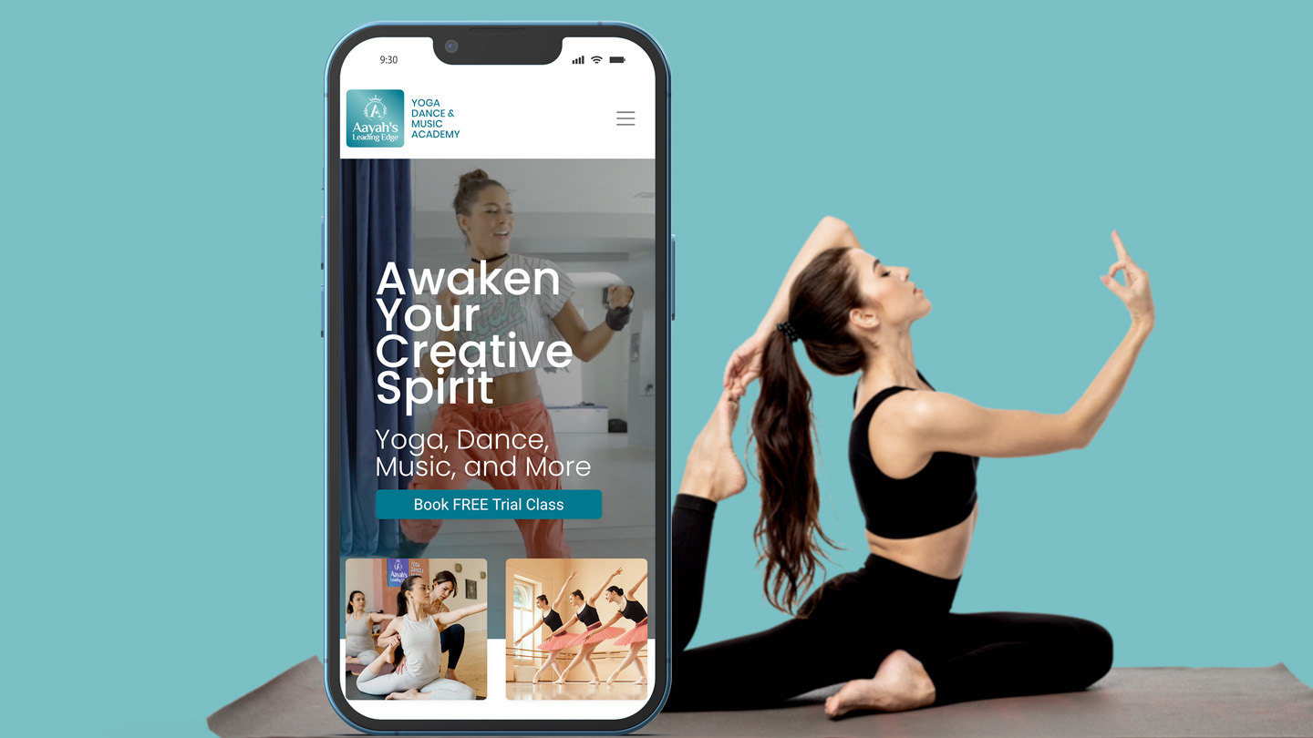 Yoga Studio website in dubai