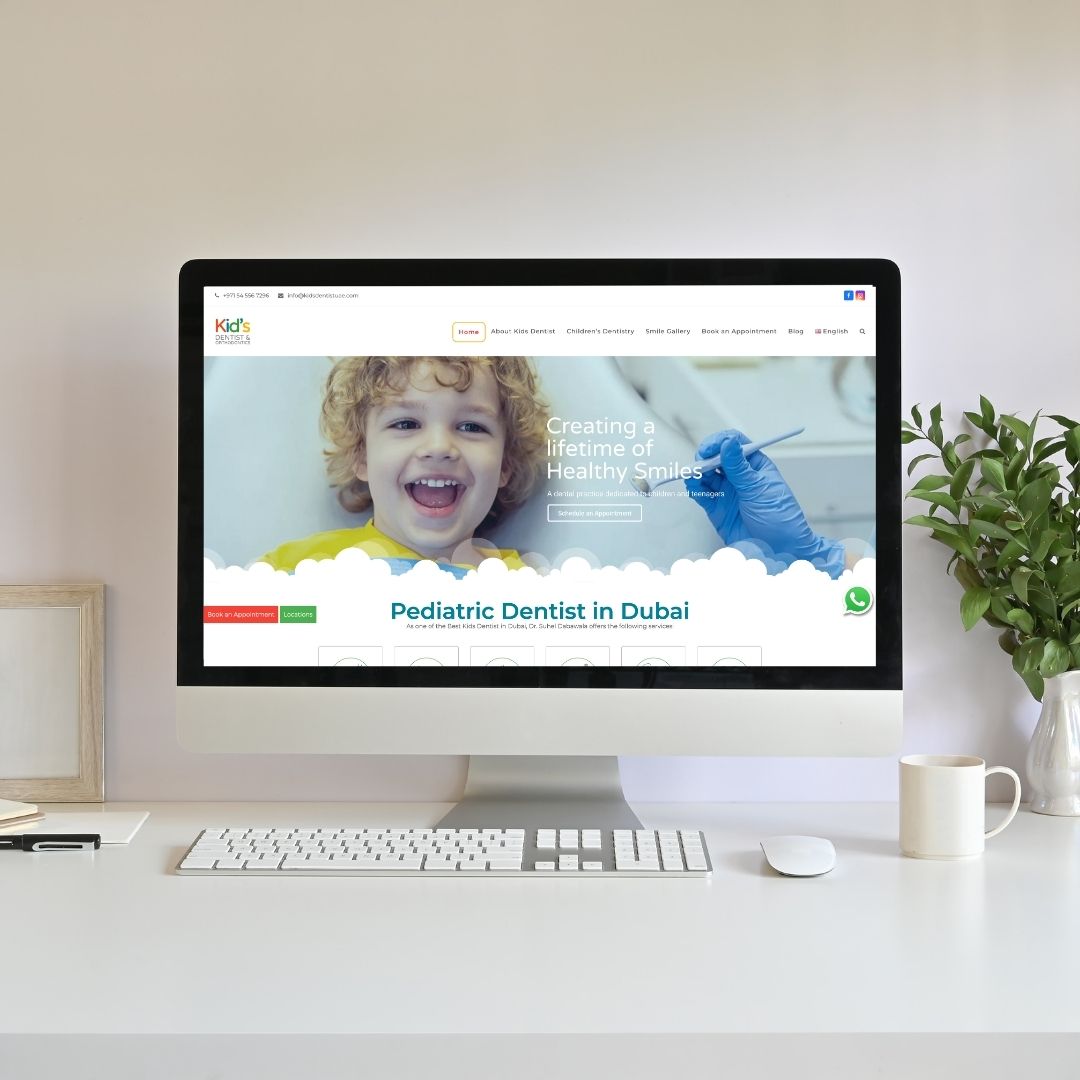 Kids Dentist Dubai website Development